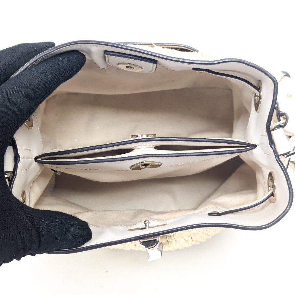 KATE SPADE Wicker Straw Bucket Bag - Picture 11 of 16